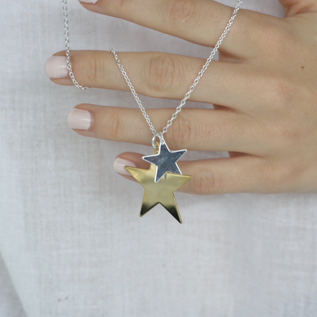 Double Star Necklace