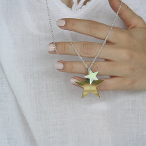 Star chain sales necklace gold